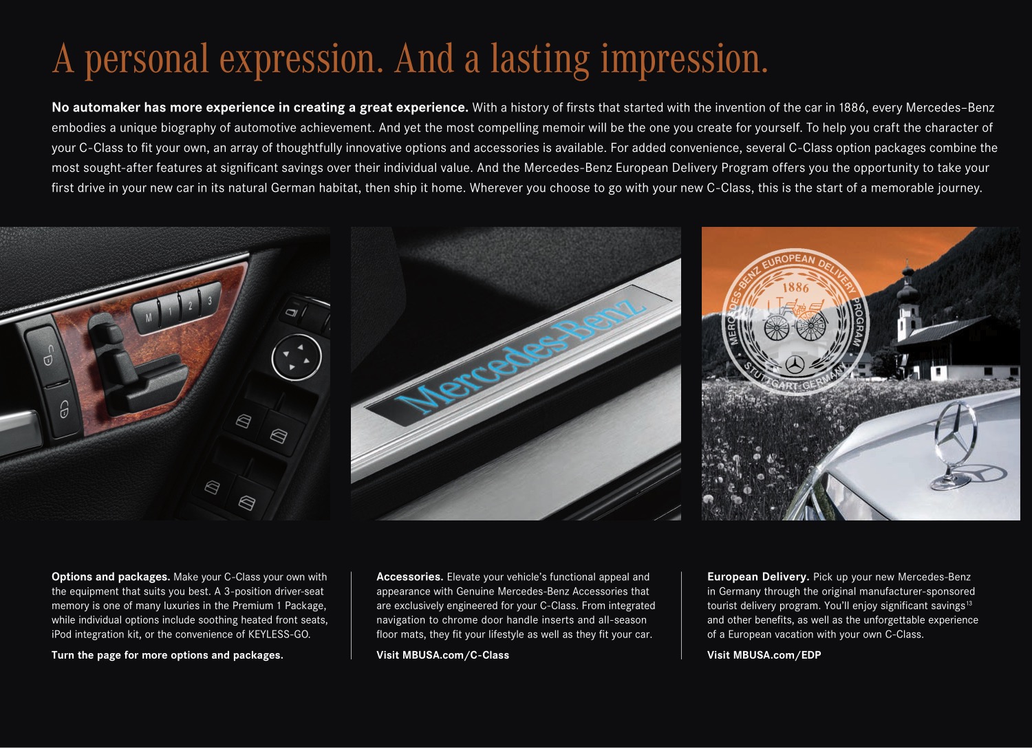 2011 Mercedes-Benz C-Class Brochure Page 16